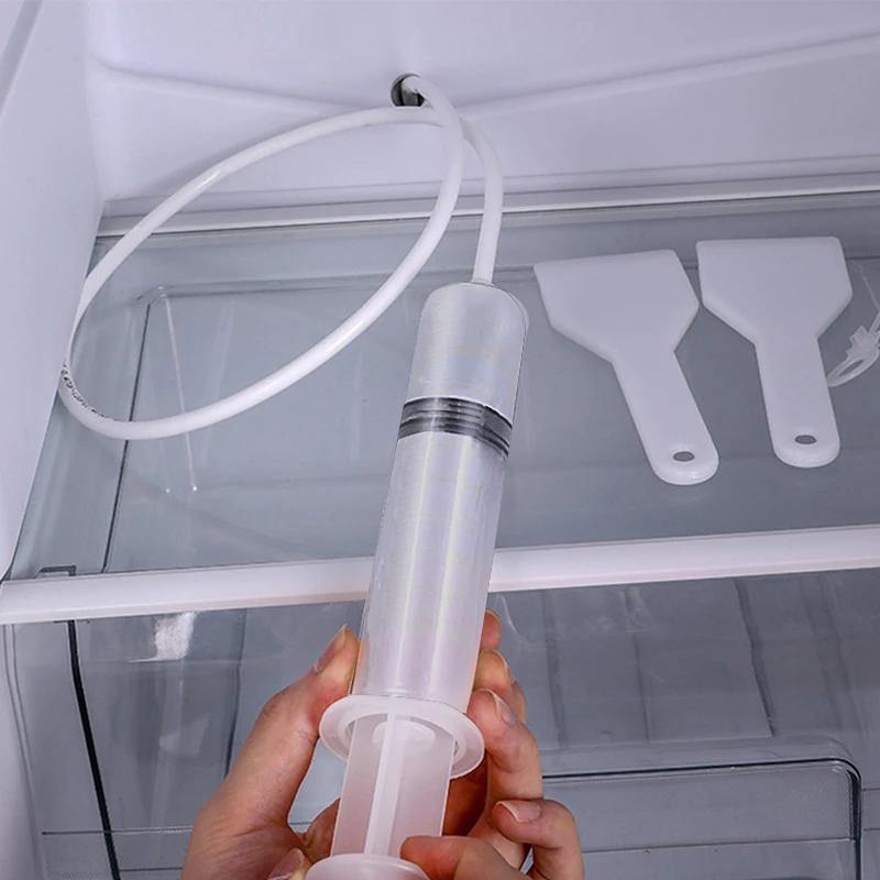 Dissolvant de bouchons de trou de vidange de réfrigérateur, outils de nettoyage de drague, brosse de