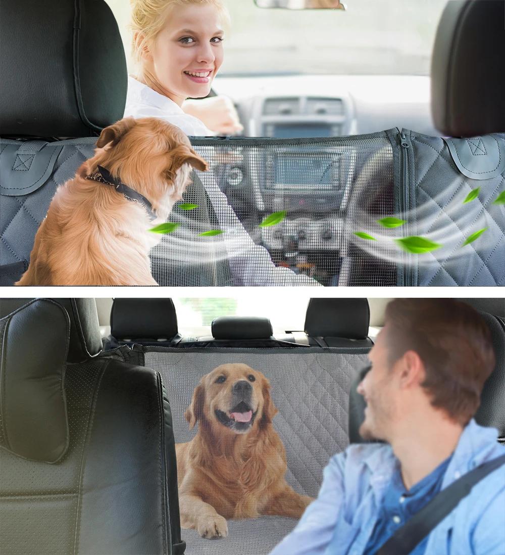 Porte-chien imperméable à l'eau arrière pour chien, housse de siège de voiture, tapis de protection 