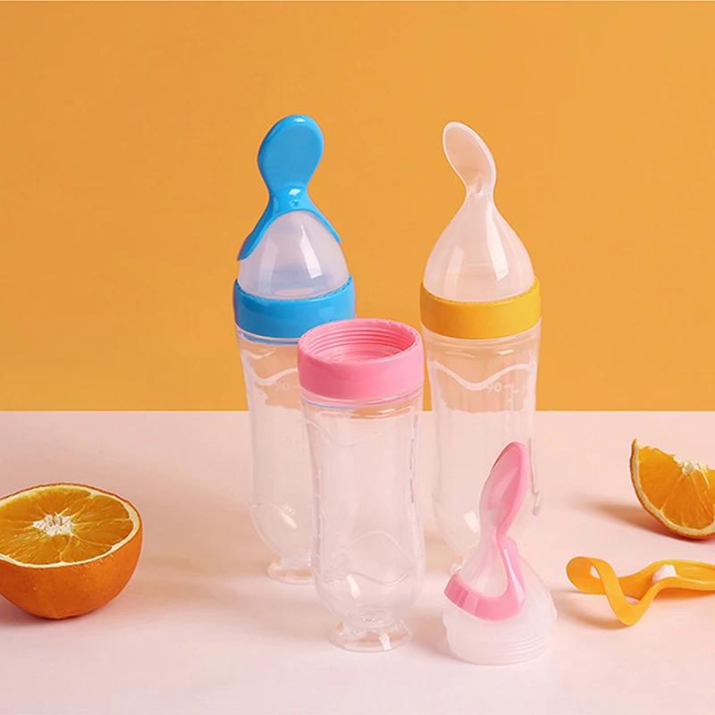 cuillere bebe vaisselle enfant couverts enfant cuillere bebe silicone biberon cuillère bébé Biberon 