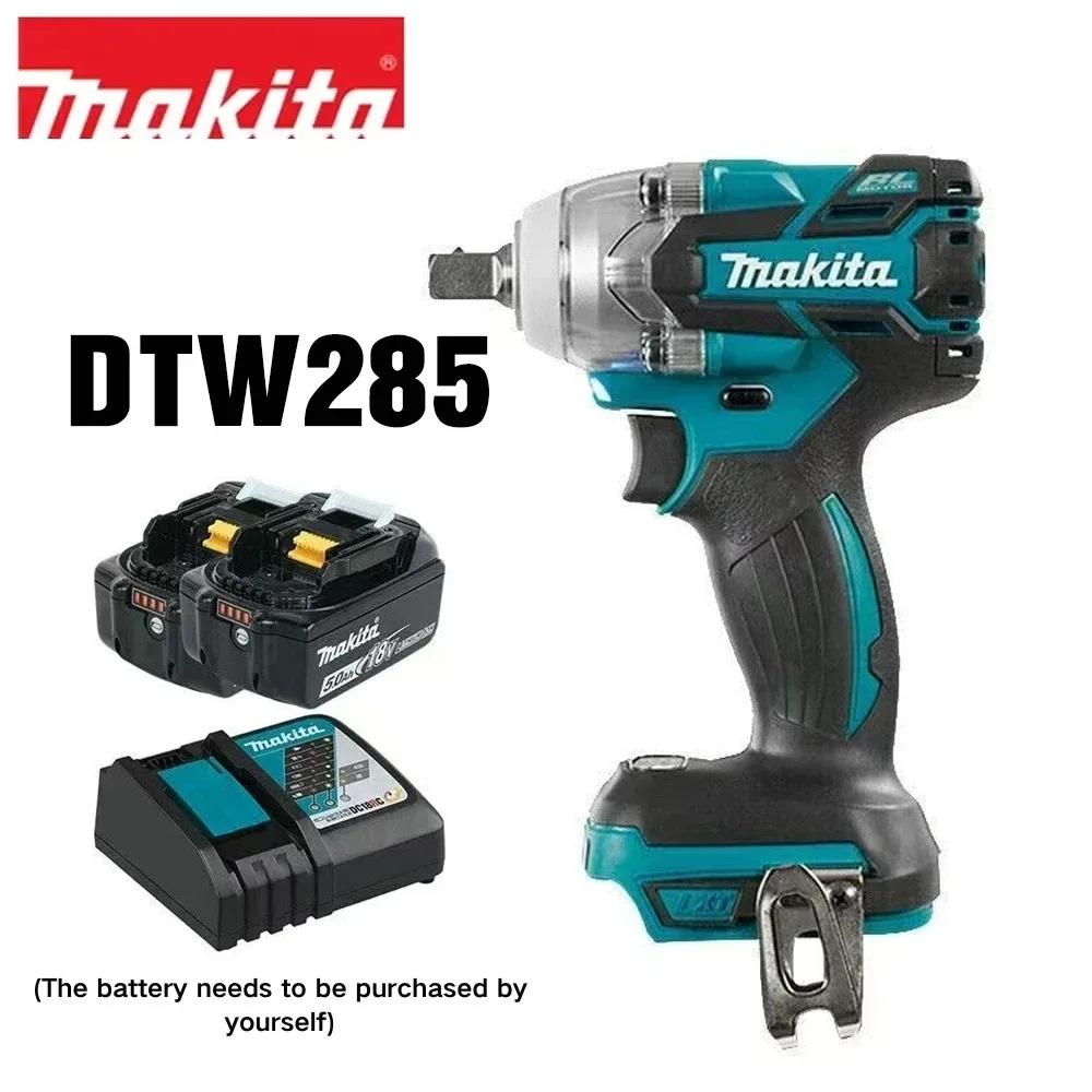 Makita DTW285 clé à chocs à couple élevé, clé à main rechargeable sans fil, outil multifonctionnel à