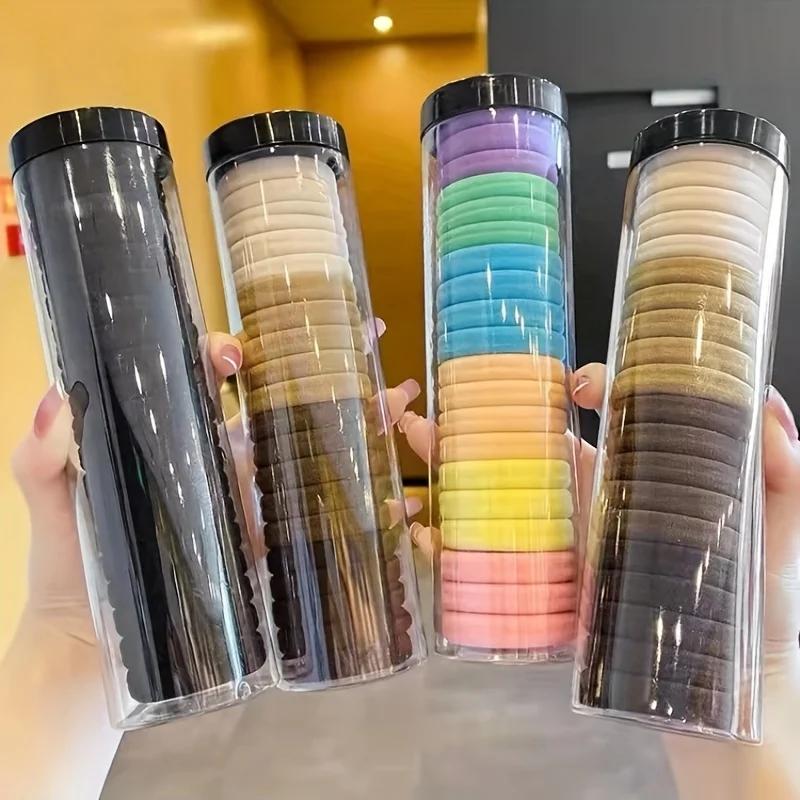 Anneau de cheveux à haute élasticité pour femmes et filles, bandes de style français, ULà cheveux ép