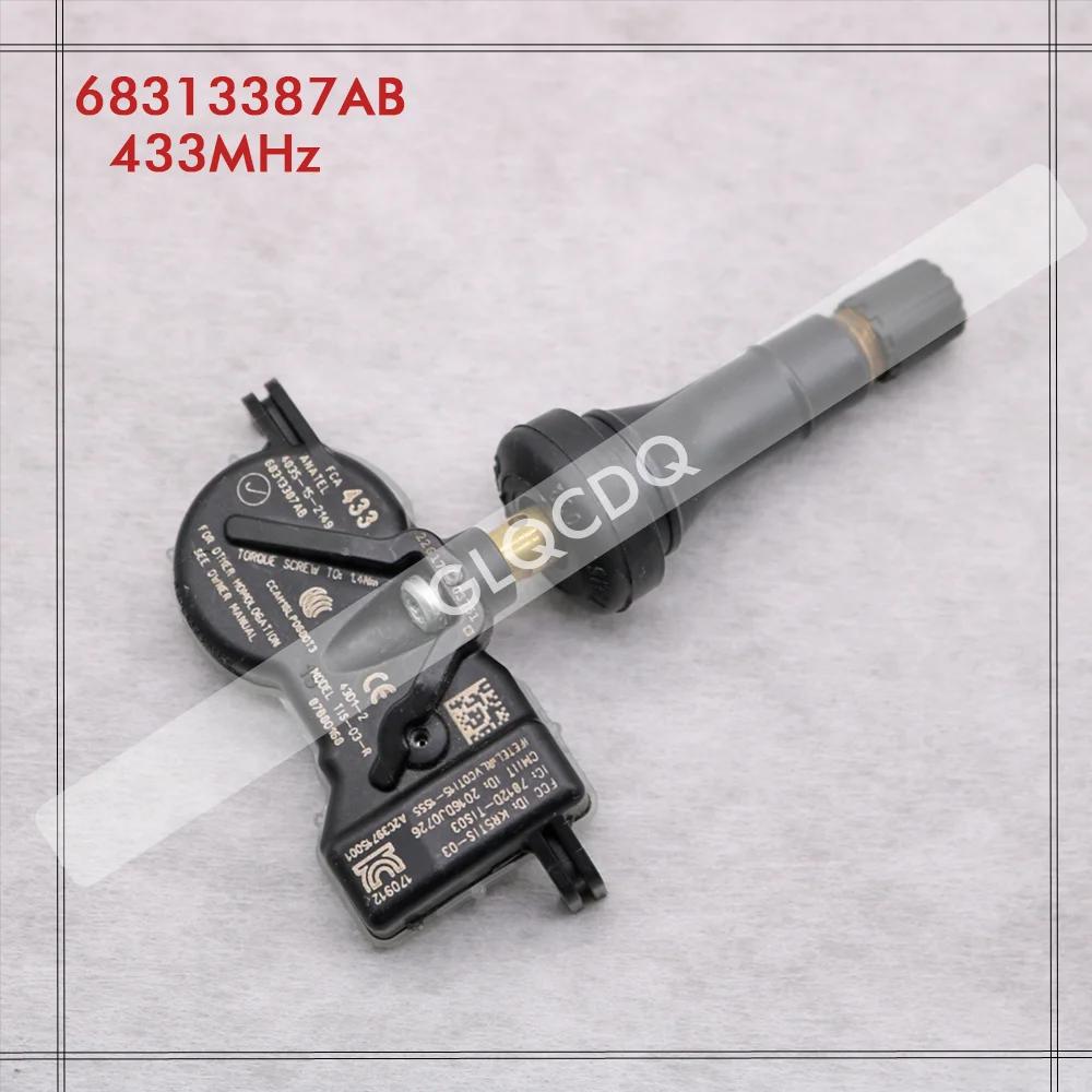 4 pièces pour Jeep Compass 2018-2024, capteur de pression des pneus TPMS 433 MHz, capteur de pressio