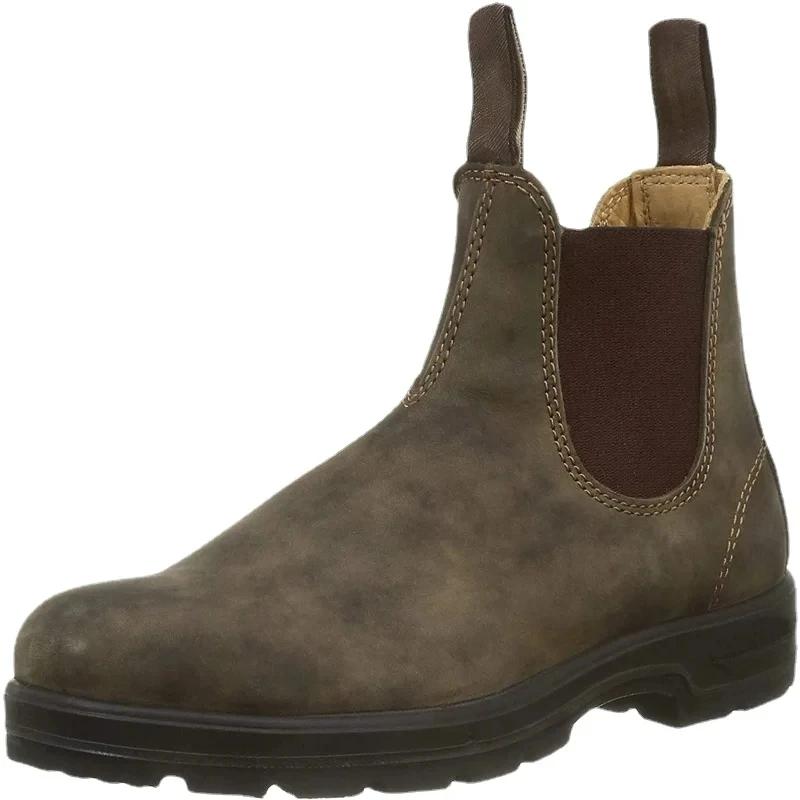 Bottes décontractées à la mode pour hommes, semelle extérieure confortable et Durable, chaussures de