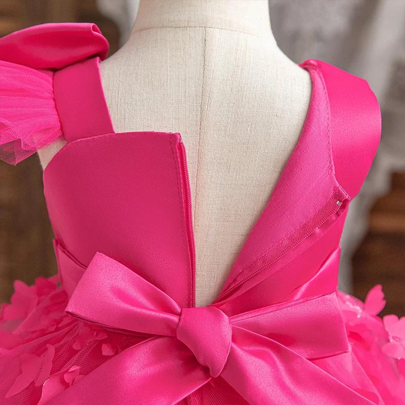 Robe de princesse d'anniversaire pour filles, vêtements pour enfants, tenues de fête Mickey Minnie M