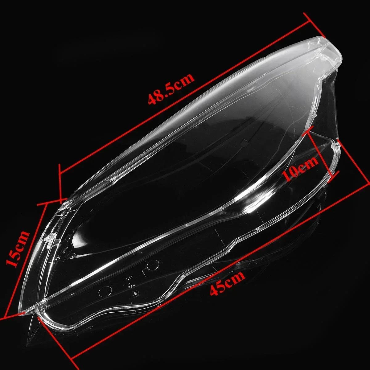 Couvercle de lampe en verre pour lentille de phare de voiture droite et gauche, coque d'abat-jour po