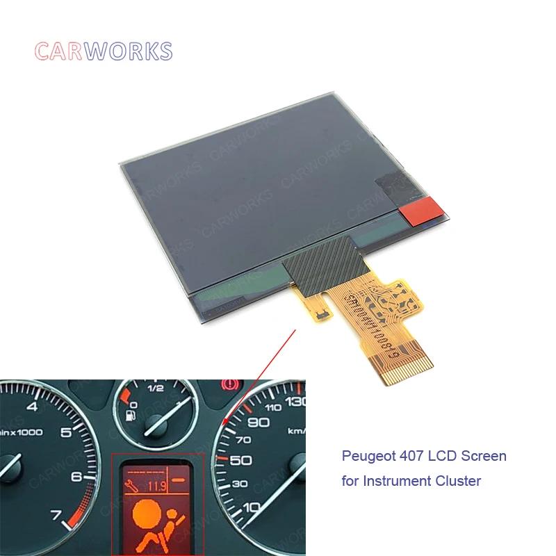 Remplacement d'écran LCD de tableau de bord de groupe d'instruments pour Peugeot 407 407SW HDI Coupl