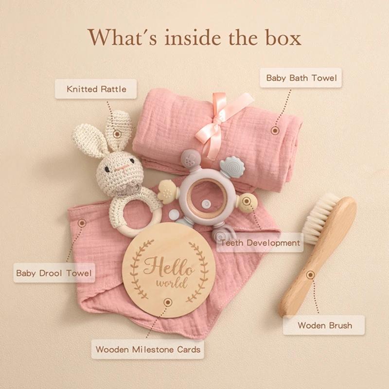 Ensemble de jouets de bain en silicone de qualité alimentaire pour bébé, jouets TeWindsor, anneau en