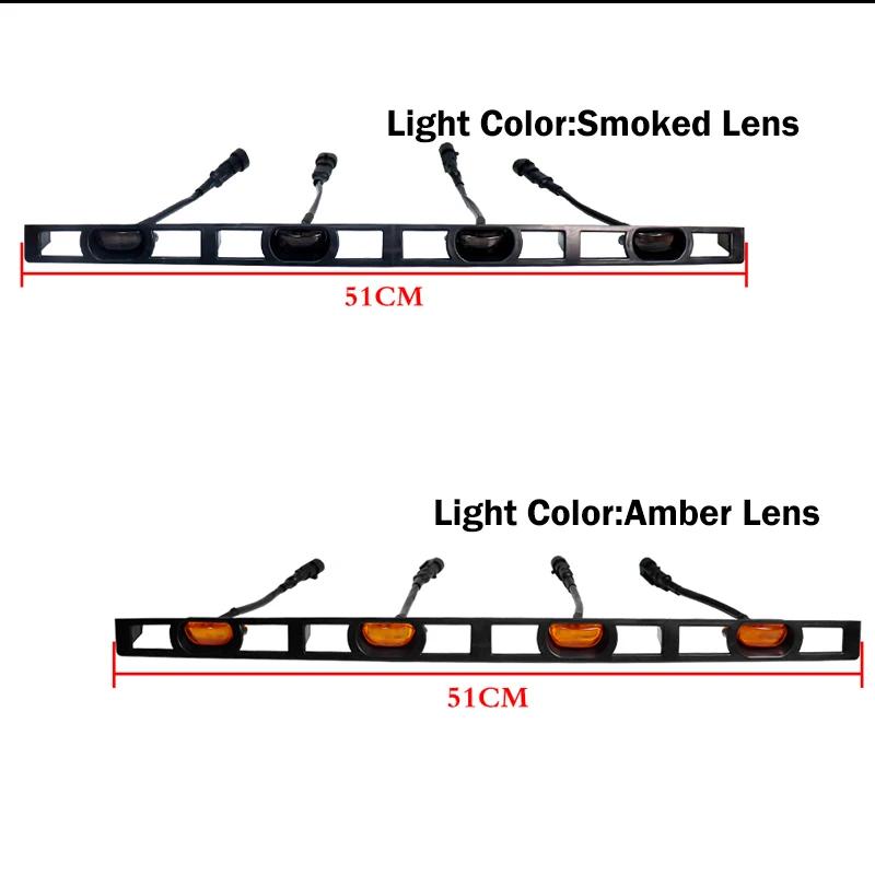Kit de feux de calandre avant LED ambre/blanc avec faisceau de câblage pour Toyota Tacoma 2012-2015,