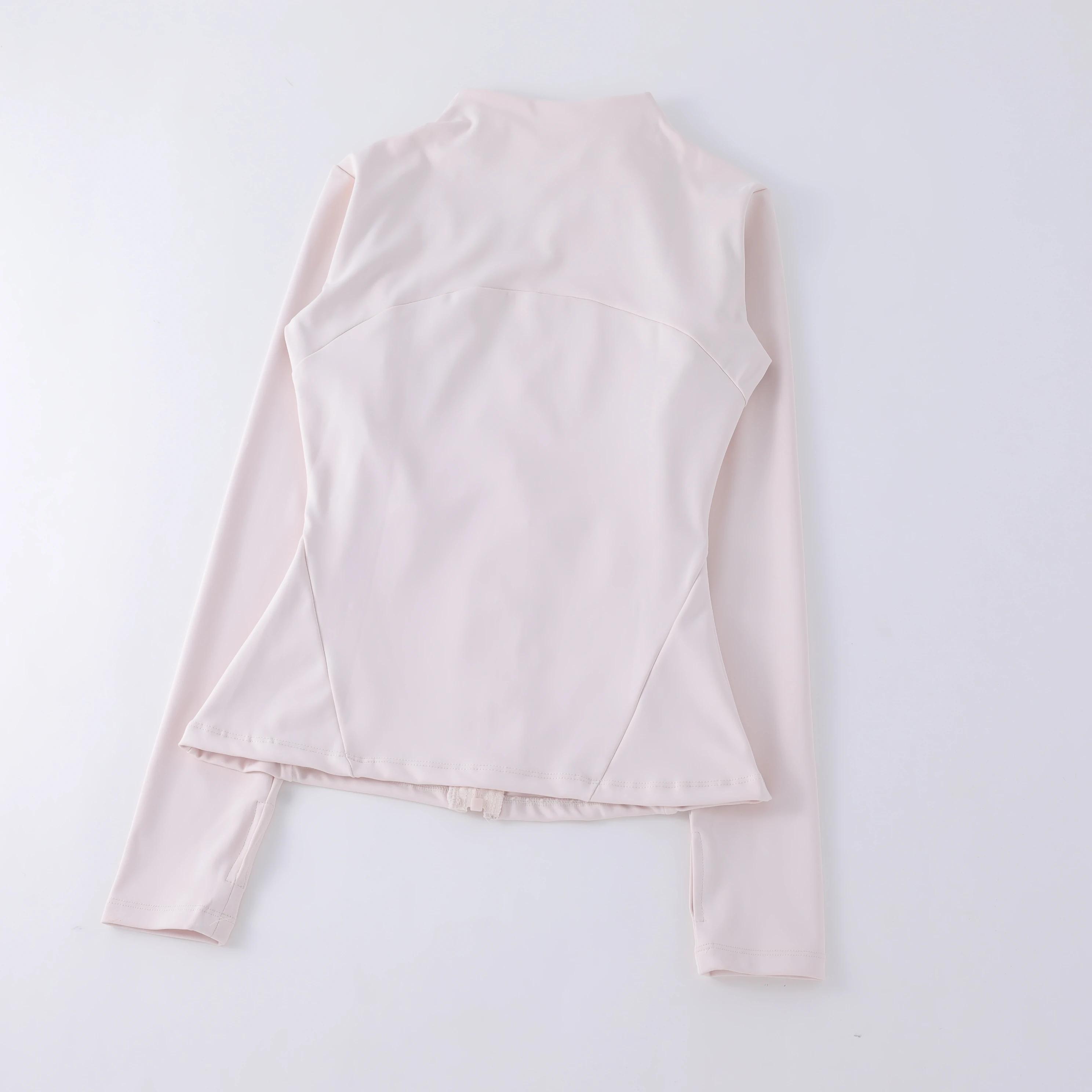 Vêtements de Yoga coupe-vent pour femmes, vêtements de sport, sweat-shirt à manches longues, vestes 
