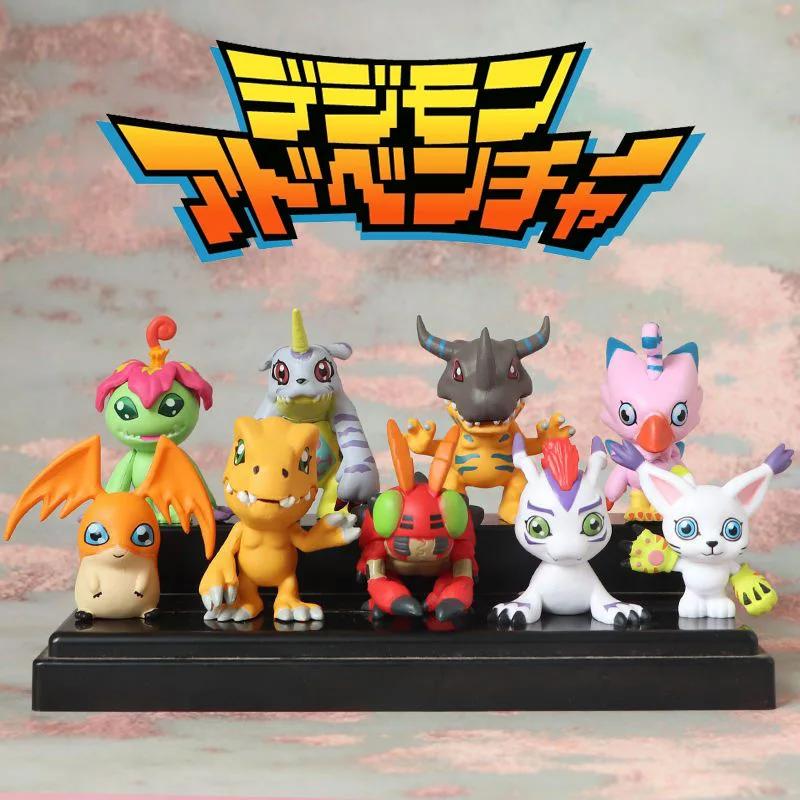 9 pièces/ensemble Digimon Digimon aventure Anime Figure modèle PVC Collection ornements Statue poupé