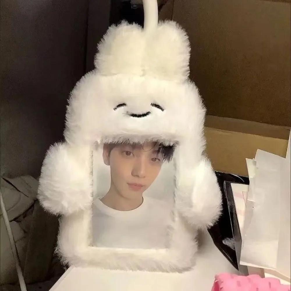 Étui pour carte photo en peluche, mignon, sac de dessin animé, porte-clés renard, étui pour carte ph