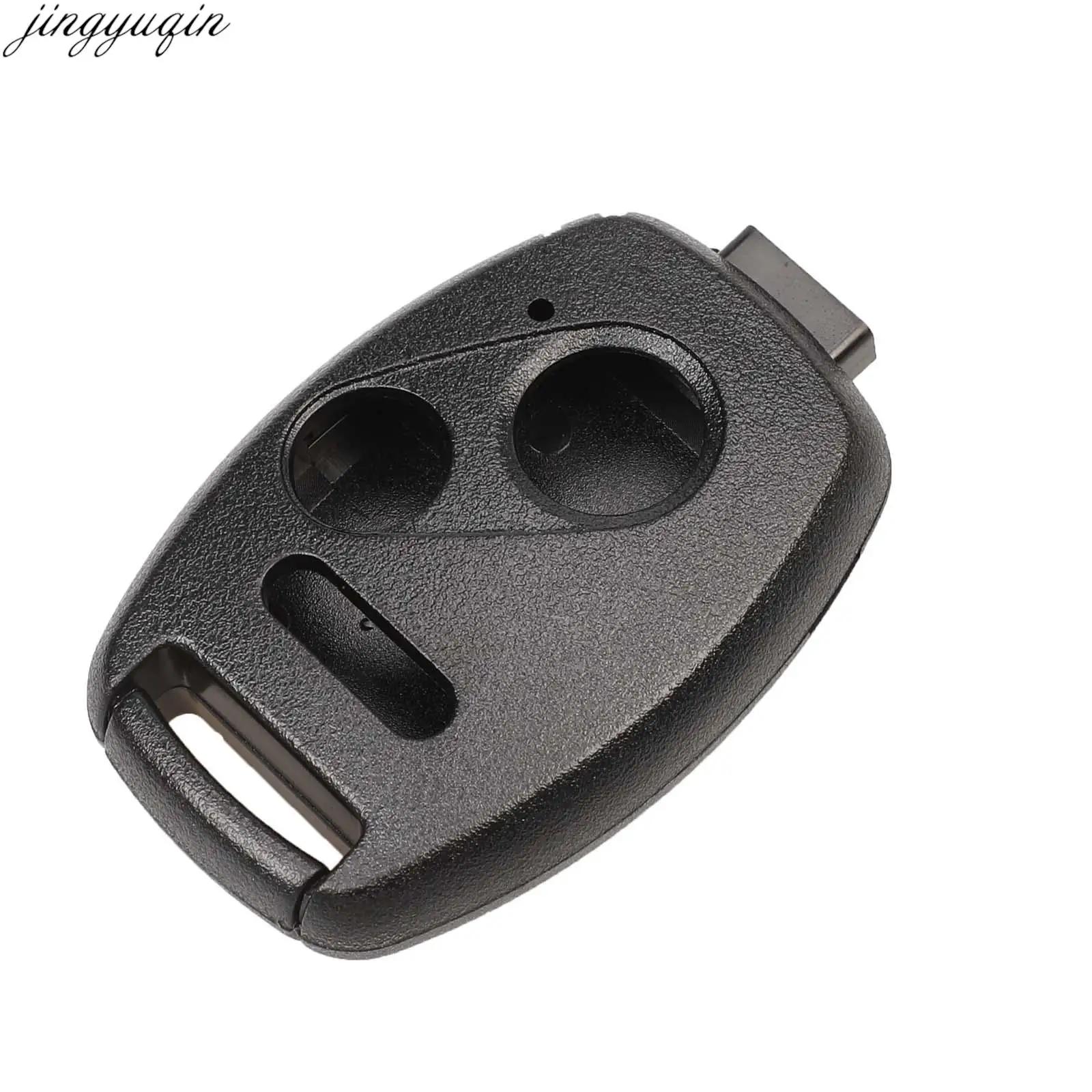 Jingyuqin coque de clé de voiture à distance pour Honda Accord Civic CRV pilote Insight 2/3/4 bouton