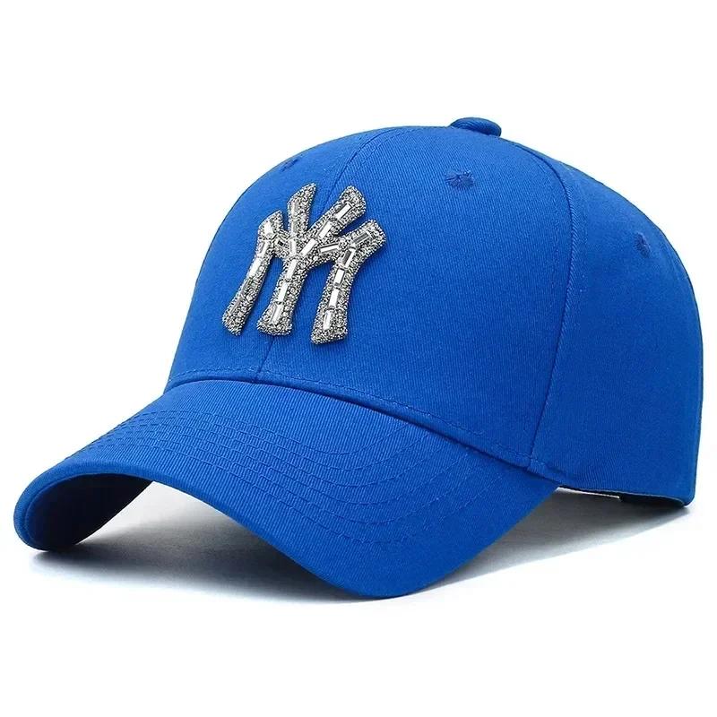 MY Rhinestone chapeau femme printemps et automne rue décontracté en plein air canard langue casquett