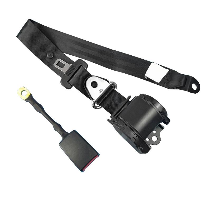 Ceinture de sécurité rétractable universelle à 3 points, sangles de sécurité pour conducteur, verrou
