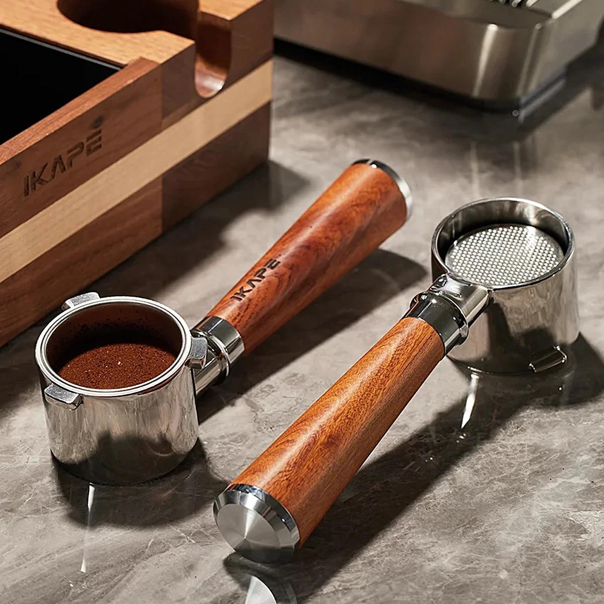 IKAPE – porte-filtre sans fond, pour Delonghi/Barsetto/Berivlle/Lamarzocco/Welhome/Flair58/ECM/Lelit