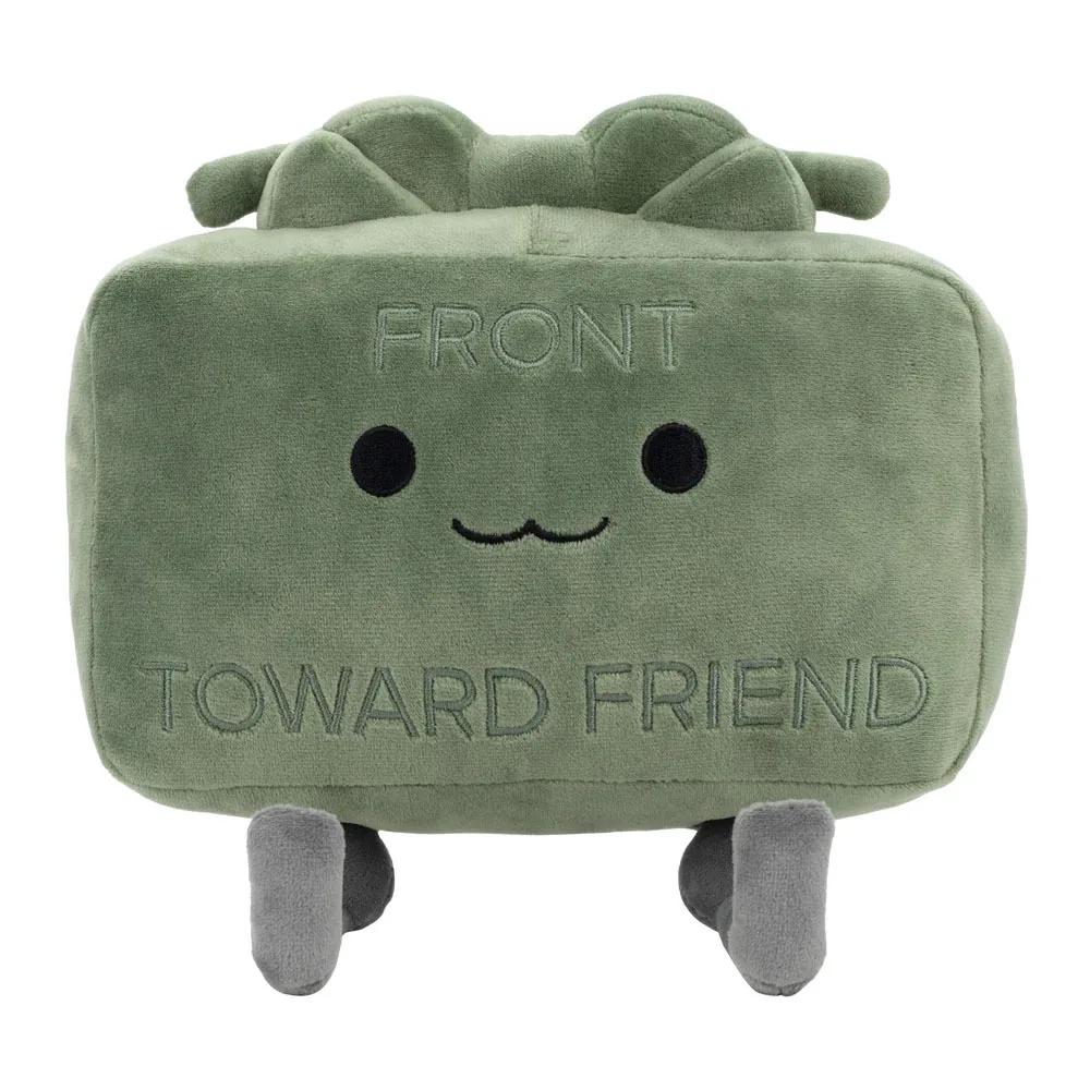 Poupée en peluche Claymore de 20CM, poupée carrée verte Kawaii, accessoires d'oreiller, modèle de Co