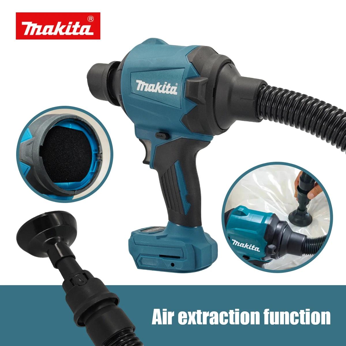 Souffleur d'air sans fil Makita DAS180 18V, machine multifonction pour dépoussiérer avec buse, pisto