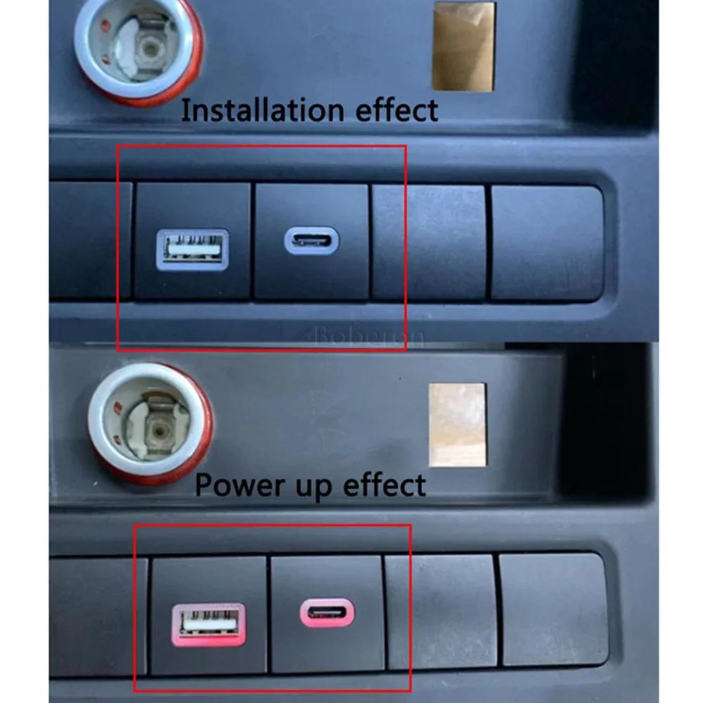 Prise de charge rapide PD Type-C pour voiture, adaptateur d'alimentation à charge rapide pour VW Gol