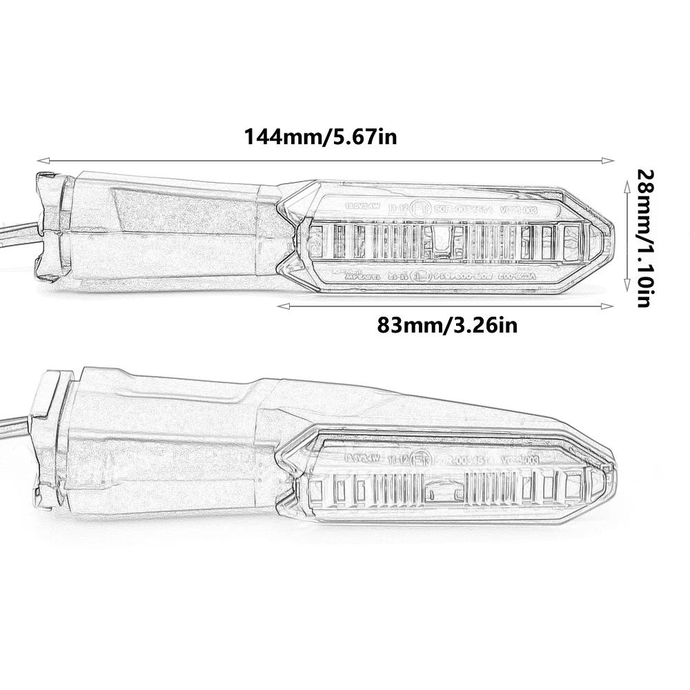 Clignotant LED adapté à Z900 Z900RS pour KAWASAKI Z125 Z250 Z250SL Z300 Z400 Z650 Z750 Z800 Z1000 Z1