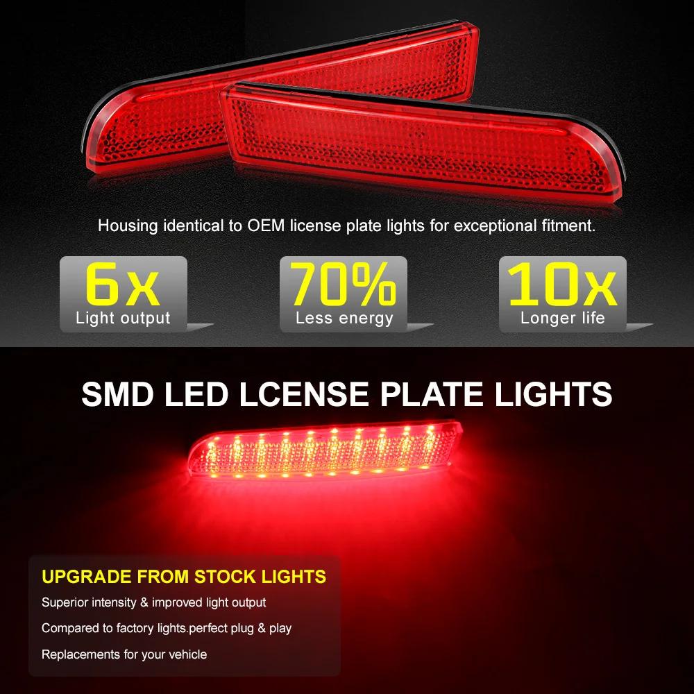LED réflecteur de voiture feux de freinage arrière pour Mitsubishi Evolution X Lancer 2008-2017 pare
