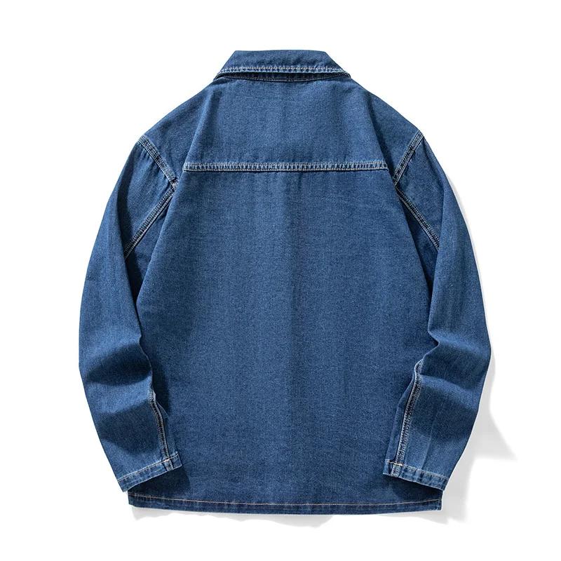 Chemise décontractée pour hommes, coupe ample, pied plat, Design multi-poches, vêtements de travail 