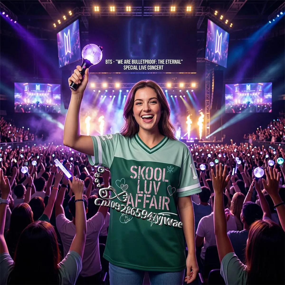 T-shirt de football Skool Luv Affair World Tour 2026 Comeback Merch, cadeau Kpop pour les fans, t-sh