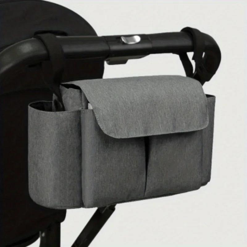 Sac de rangement pour poussette de grande capacité, sac à bandoulière Convertible, sacs à couches po
