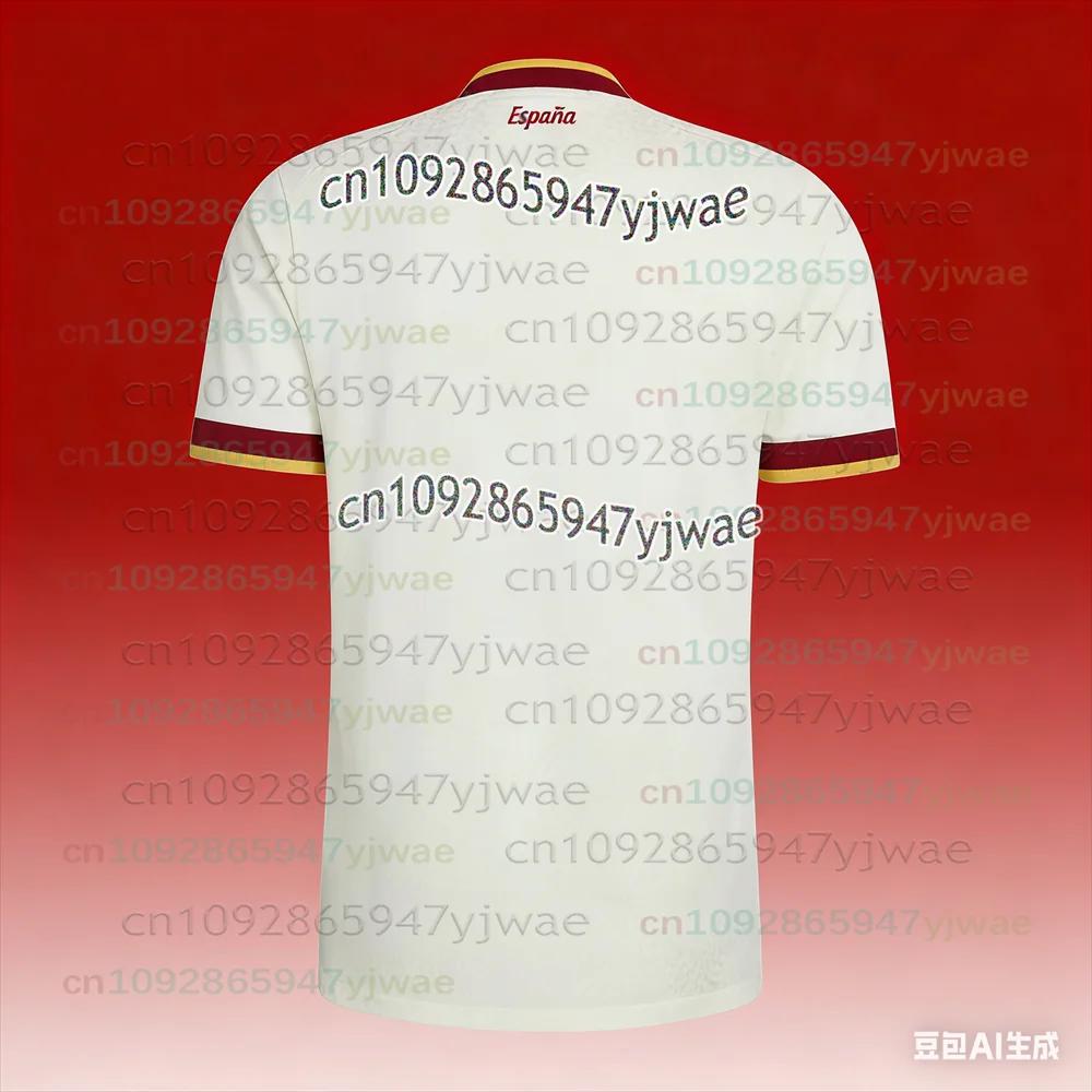 Nouveau Maillot de Football Espagnol Été 2026 – T-shirt Décontracté Sportif pour Hommes et Femmes To