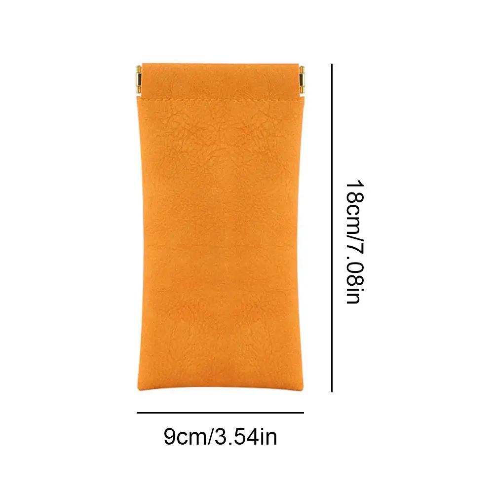 Sac de rangement pour lunettes à domicile, Texture Cortex, rangement pour lunettes, bouche en Shrapn