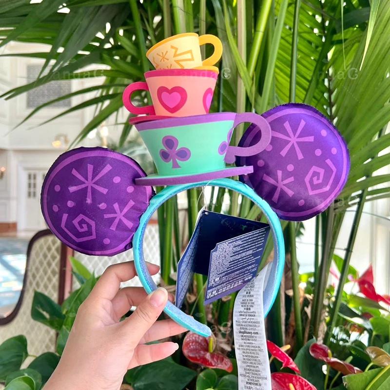 Bandeau Disney Mickey Ears, accessoire pour cheveux pour adultes/enfants, pour Disneyland Little Wor