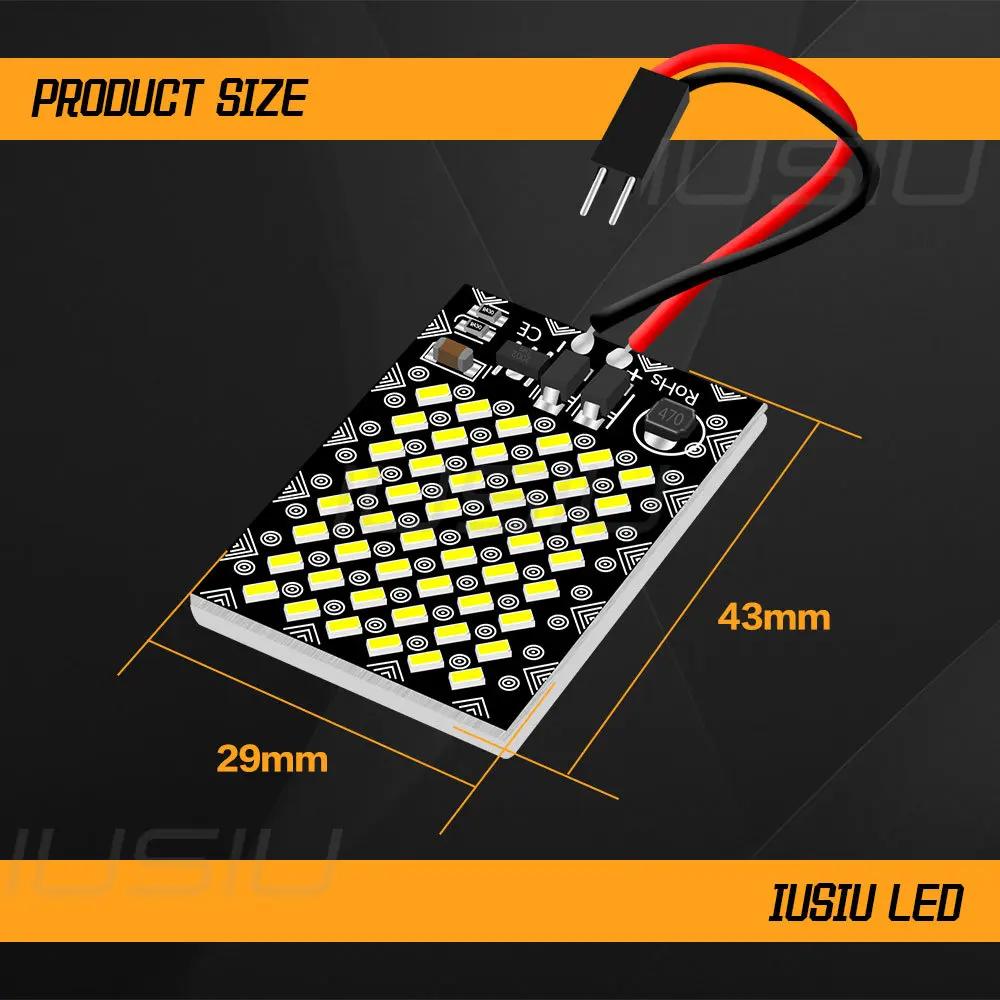 IUSIU-Guirxiété lumineuse LED pour intérieur de voiture, lampe de panneau de lecture breton, ampoule