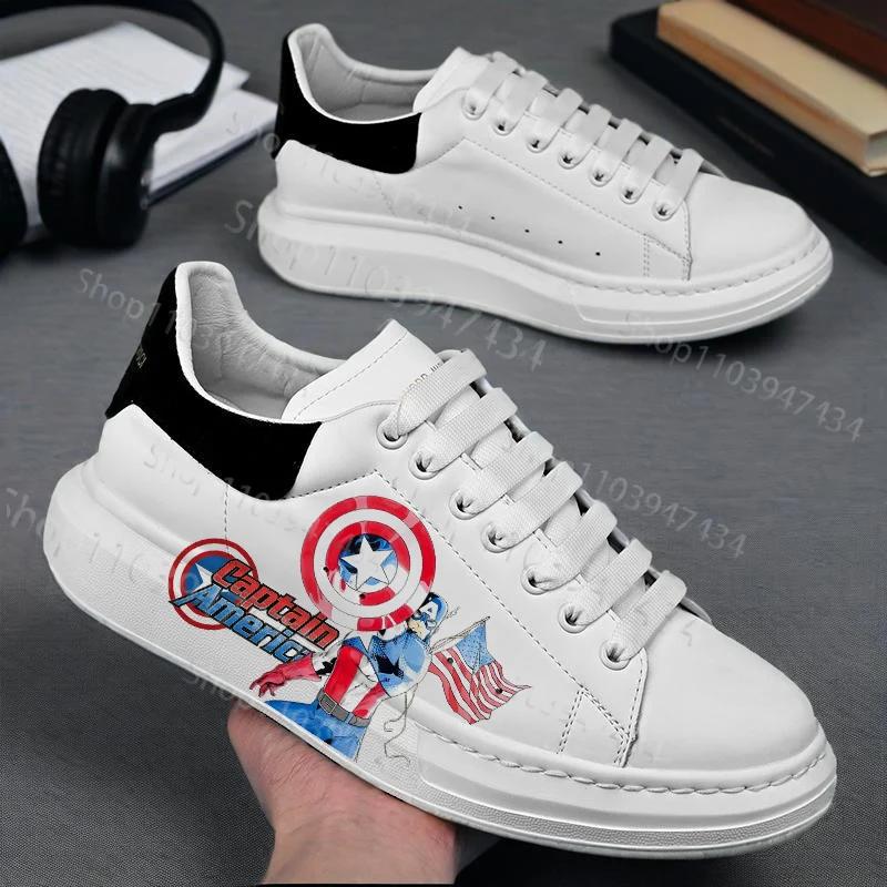 Chaussures de basket populaires pour homme avec impression Avengers, série Captain America, produits