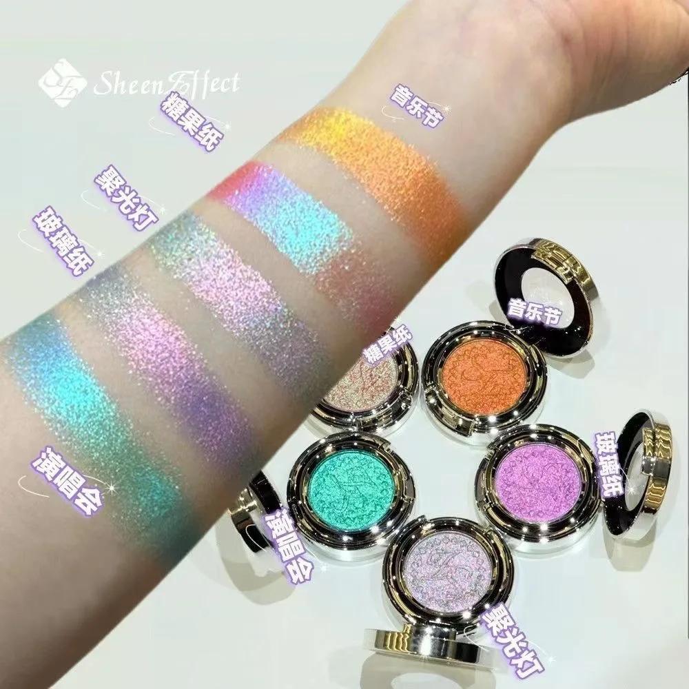 Sheeneffect Chameleon fard à paupières couleur unique maquillage pour les yeux super scintillant lon