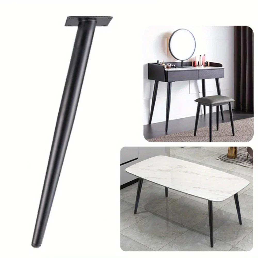 Pieds de canapé de base de table à manger inclinés, pieds d'armoire de meubles en métal pieds de sup