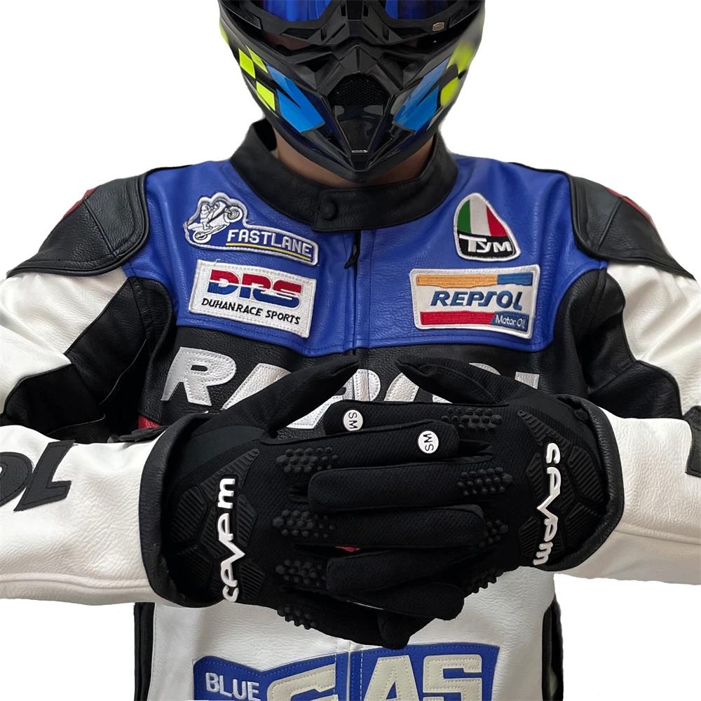 Sevem gants de moto pour adultes gants de course d'enduro de Motocross gants de vélo de route de des