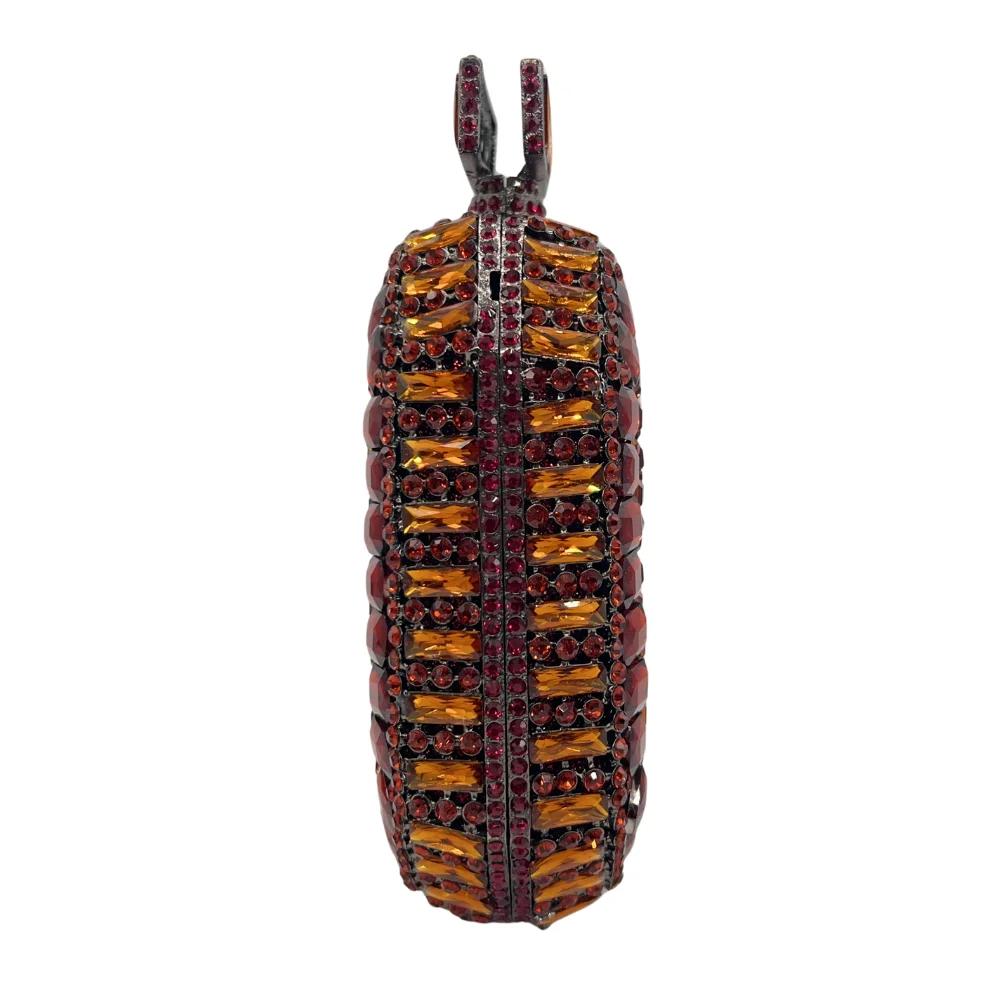 Bouteille de parfum de luxe de haute qualité, nouveau Design, sac en diamant, fête de mariage en dia