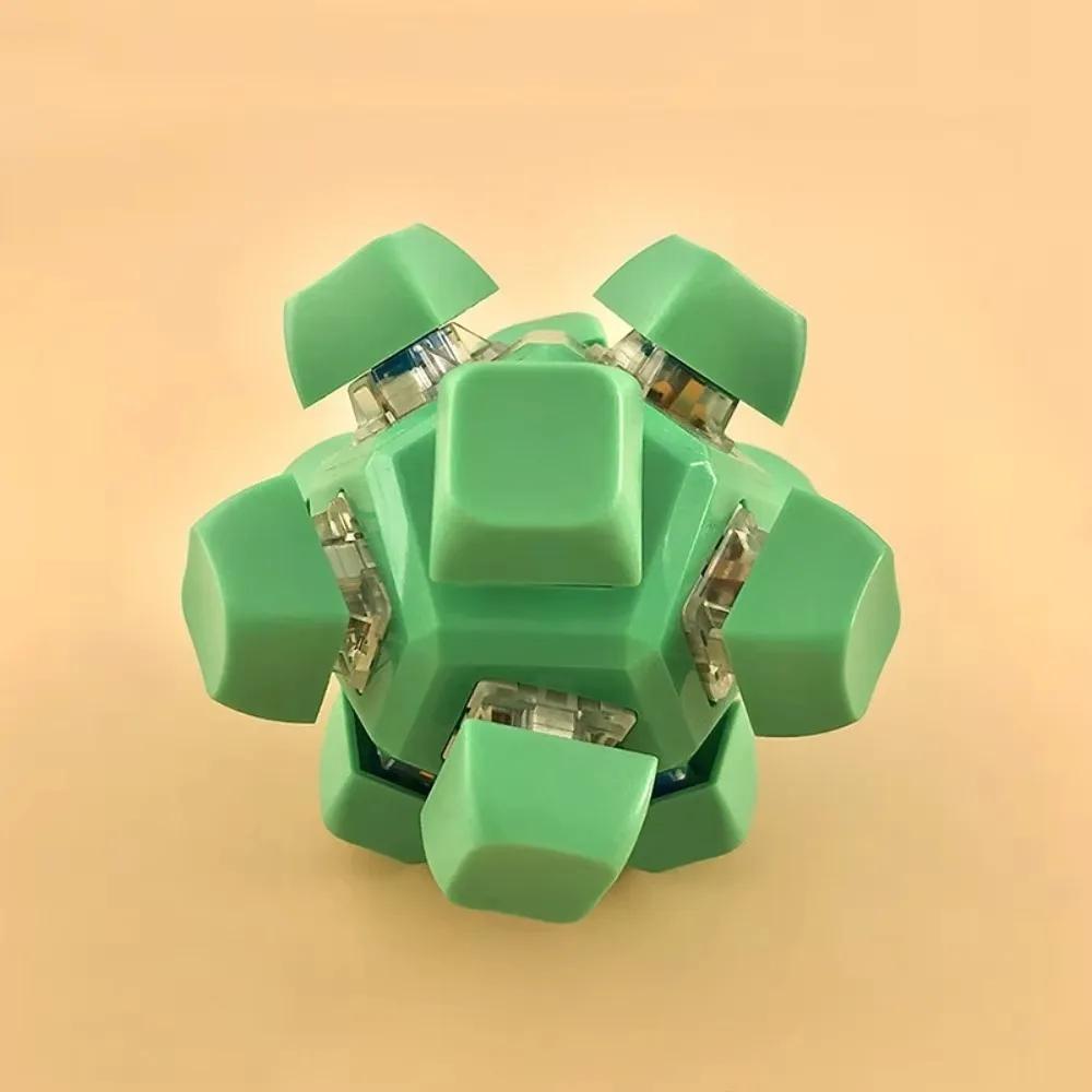Nouveau 12 touches boule magique Fidget porte-clés touches bouton bricolage clavier doigt clavier ca