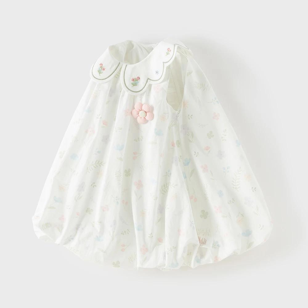 Robe d'été florale pour fille Dave Bella, robe de princesse sans manches mignonne et élégante pour e