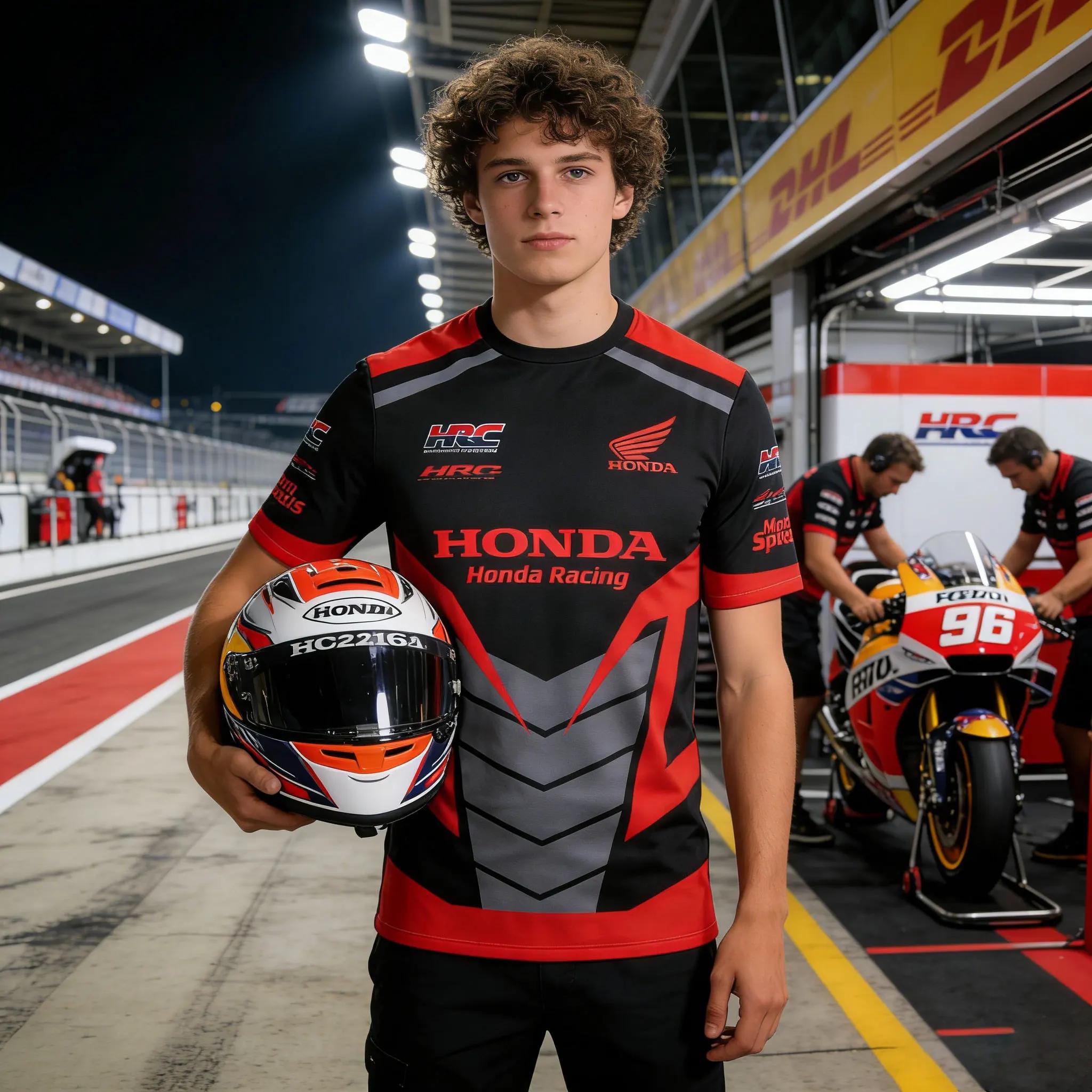 Honda Moto vitesses à manches courtes équipe course marchandise hommes t-shirts course sport décontr