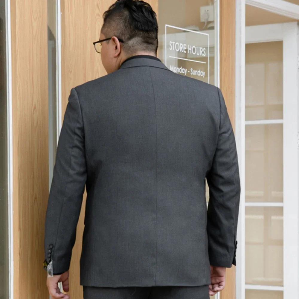 Jusqu'à 16XL pour 200 kg, 440 lb, robe de mariée pour marié, blazer et pantalon pour hommes, sur mes