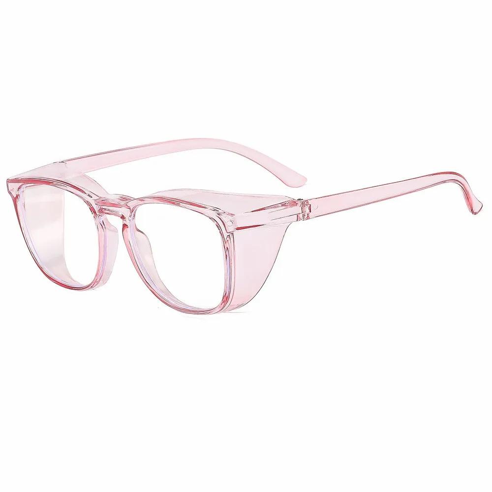 Lunettes de sécurité transparentes pour femmes, carrées, Anti-buée, blocage de la lumière bleue, rés