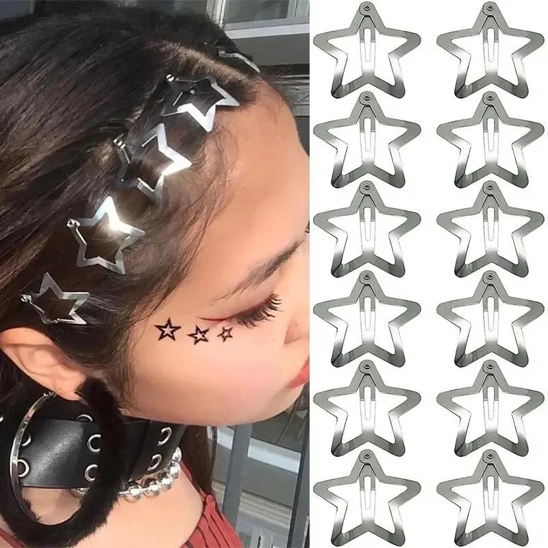 Pinces à cheveux étoiles en filigrane pour filles, 2 à 100 pièces, épingles à cheveux en métal, Barr
