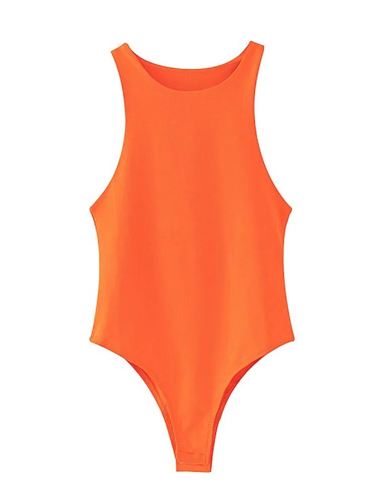 Été solide sexy moulante femmes body femme 4 couleur vert mince body décontracté chic dame club cour
