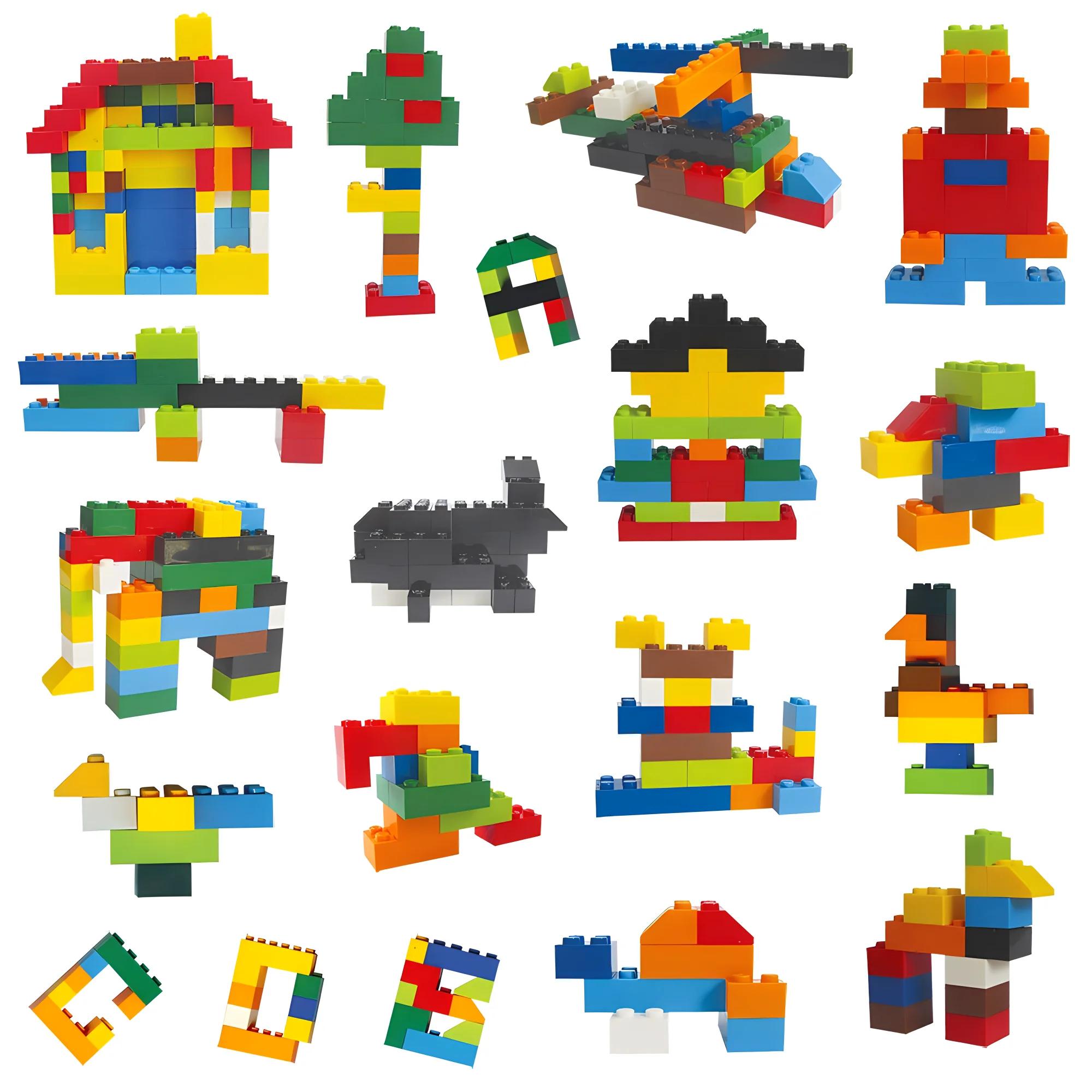 Blocs de construction créatifs à monter soi-même, ensemble en vrac, blocs classiques urbains, cadeau