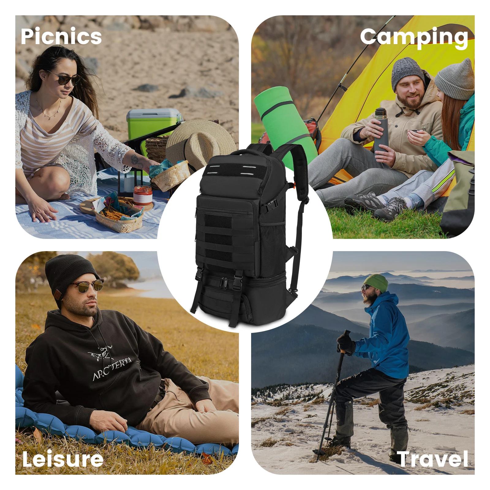 Sac à déjeuner thermique Portable, sac à dos amovible, refroidisseur de grande capacité, sac de piqu