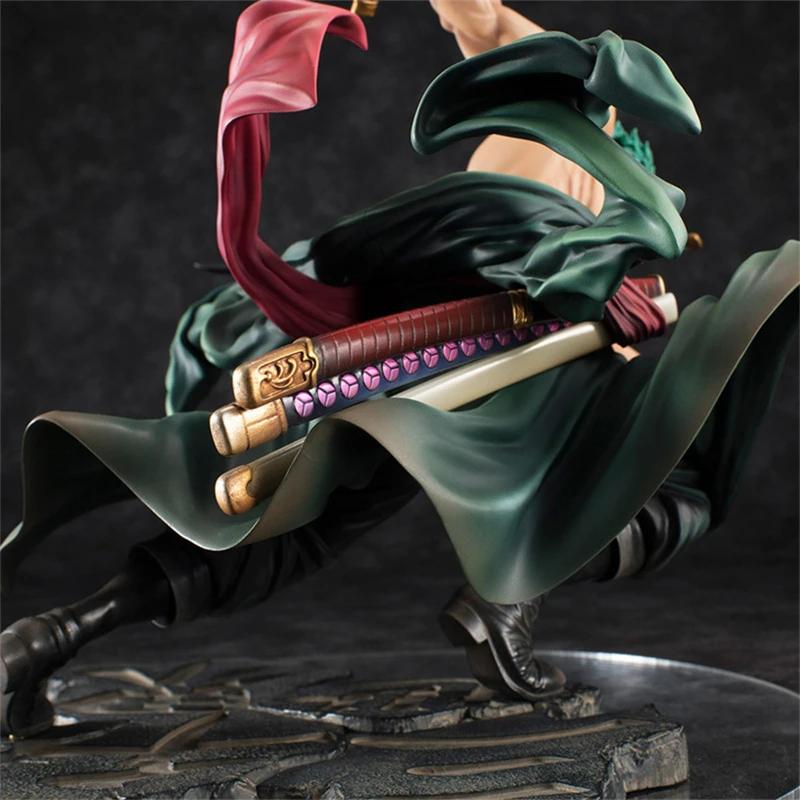 Une pièce 10CM Figure jouets Anime GK Roronoa Zoro trois lames sa-maximum PVC Action Collection Figu