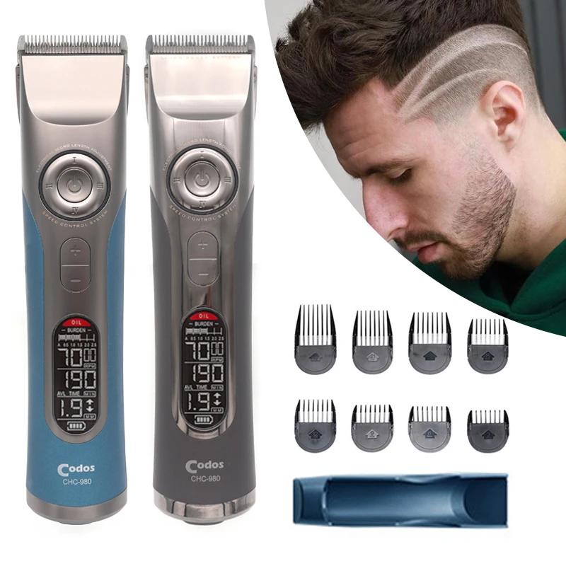 CODOS CHC 980 tondeuse à cheveux professionnelle sans fil Rechargeable hommes tondeuse à cheveux ave