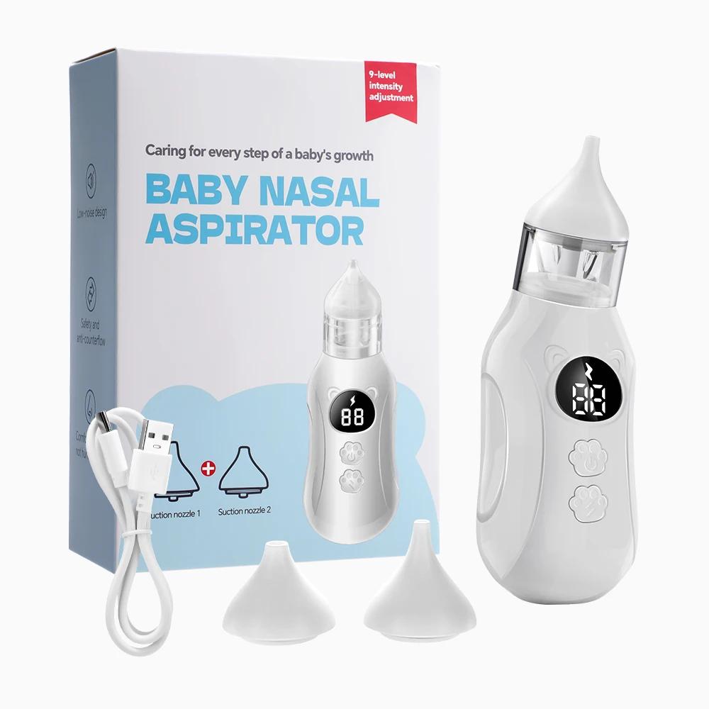 Aspirateur Nasal électrique pour bébé, ventouse de nez pour bébé et tout-petit, nettoyeur de nez Rec