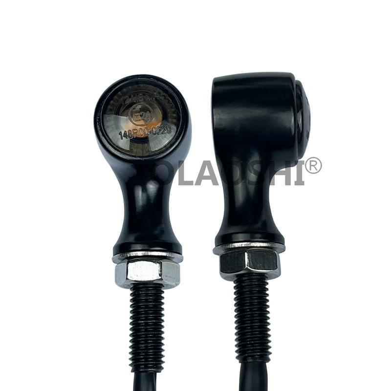 Clignotants de moto marqués E 3 en 1, lampe de Direction avant LED, indicateur arrière, clignotant, 