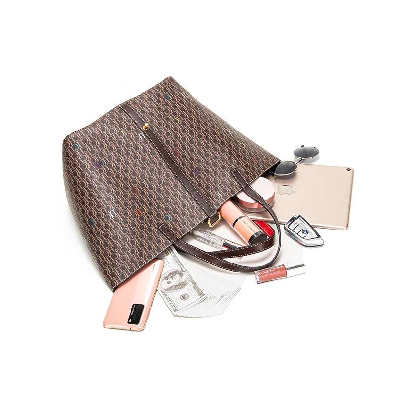 Sac fourre-tout de luxe léger pour femme, grande capacité, motif lettres, sac à main pour le quotidi